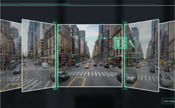 Panorama Stitching for Online Maps